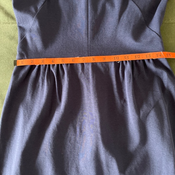 NWOT Boden Sarah navy blue ponte vneck  shift dress S-M - Picture 6 of 11
